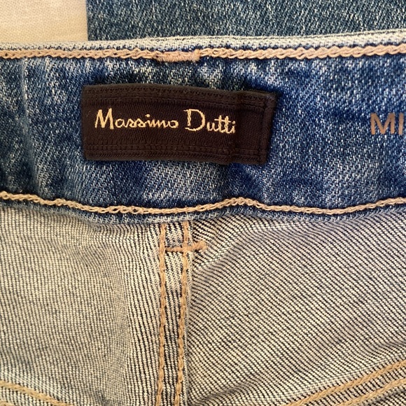 Massimo Dutti Mid Rise Slim Cropped Jeans Size 4 - Picture 5 of 9